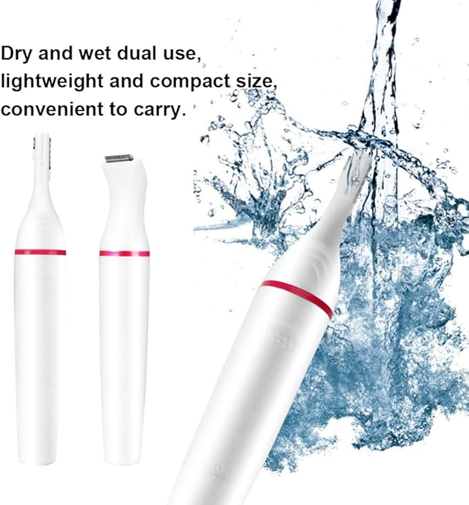 with Detachable Cutter Heads Portable Women Eyebrow Trimmer Women Hair Shaver, Women Electric Shaver, Multi-Functional for Women Men