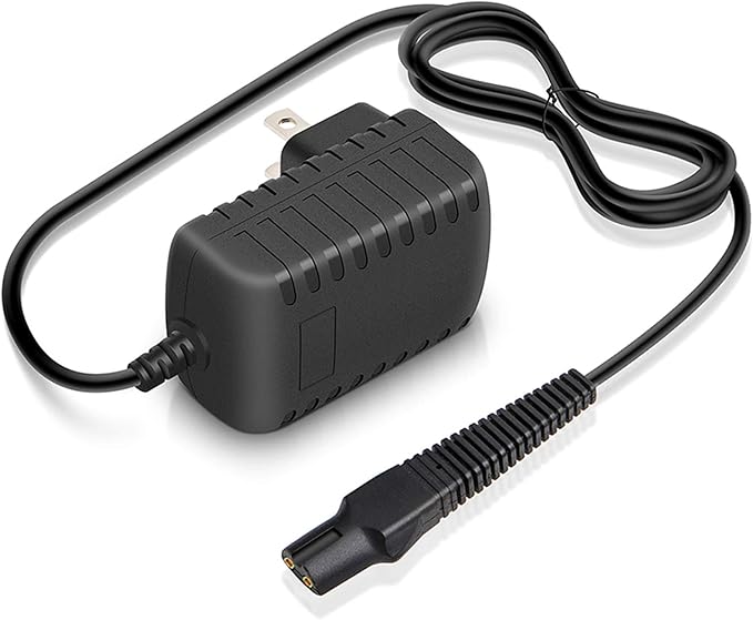 Replacement Charger for Braun Shavers Series 9 7 3 5 1 Charger, 12V 400mA Power Cord for Braun S3 S6 S7 S8 S5 S9 S1 Electric Razor 3040s 340s 9385cc 370 9290cc 9095cc Wall Charger
