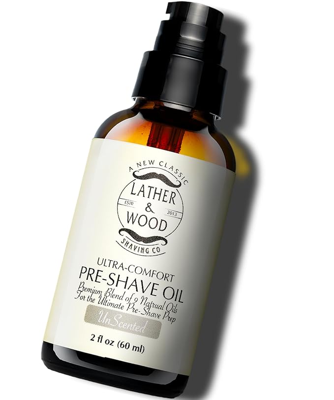Best Pre-Shave Oil, Unscented, Premium Shaving Oil for Effortless Smooth Irritation-free Shave. 2 Oz …