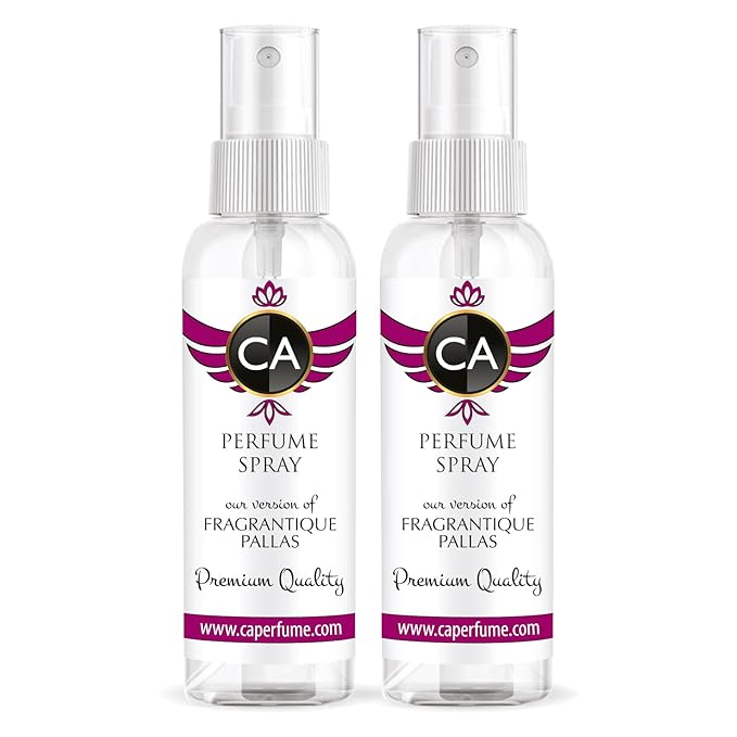CA Perfume Eco Refill Impression of Bold Numbers Fragrantique Pallas For Women Fragrance Eau de Parfum Spray Refillable Bottle 2 Fl Oz/60ml