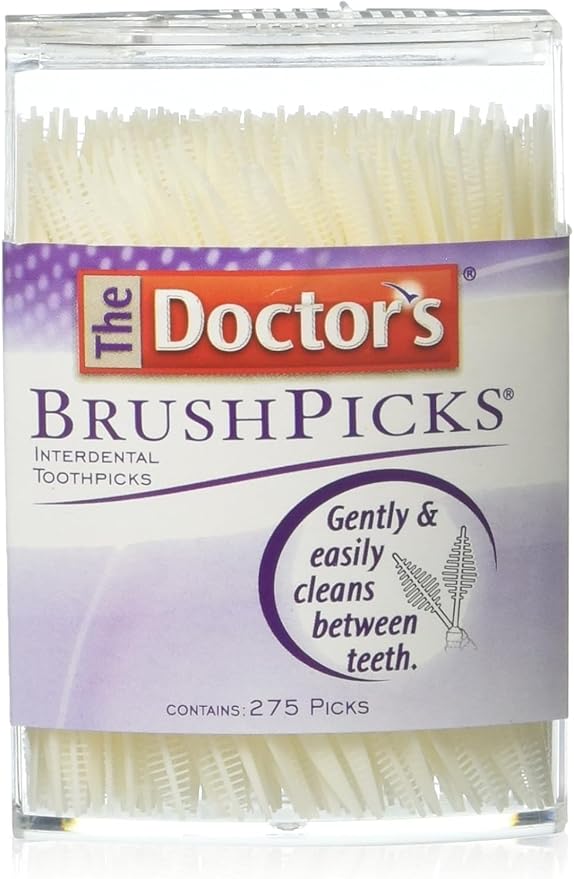 The Doctor's BrushPicks Interdental Toothpicks, 275 pieces per Pack (1-Pack)