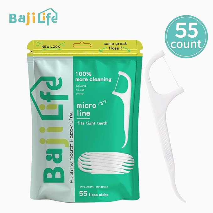 Dental Floss Picks(228 Count) - Tooth Floss Picks, Tooth Picks Flossers for Adults, Floss Picks for Teeth, 55 Count (4 Pack) & 8 Count Portable Tooth Floss Picks Holder