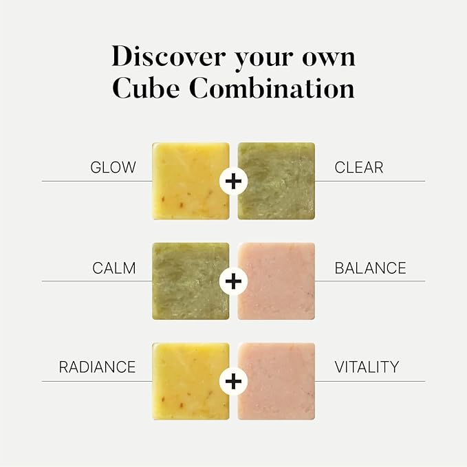 Natural Bar Soap Starter Kit – Daily Face & Body Cleanser for All Skin Types – Korean Skincare, Plant-based, Sulfate-free I 2.12oz (3 Bars)