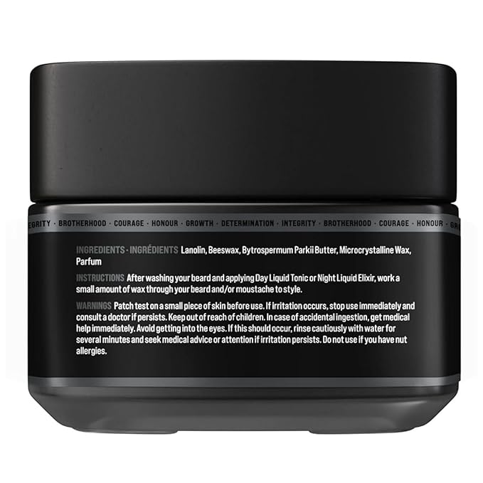 Gentlemen's Beard & Mustache Wax for Men by Beard Struggle - Viking Beard Wax Helps to Tame Style & Groom - Platinum Collection - Aesir's Triumph - Moustache Wax, 50g / 1.76 US. oz.