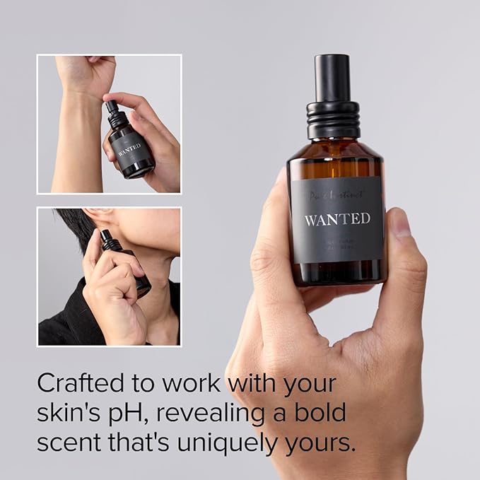 Pure Instinct WANTED The Original Pheromone Infused Essential Oil Perfume Cologne - Men's Collection - TSA Ready (Spray Bottle 2 Fl. Oz./60mL)