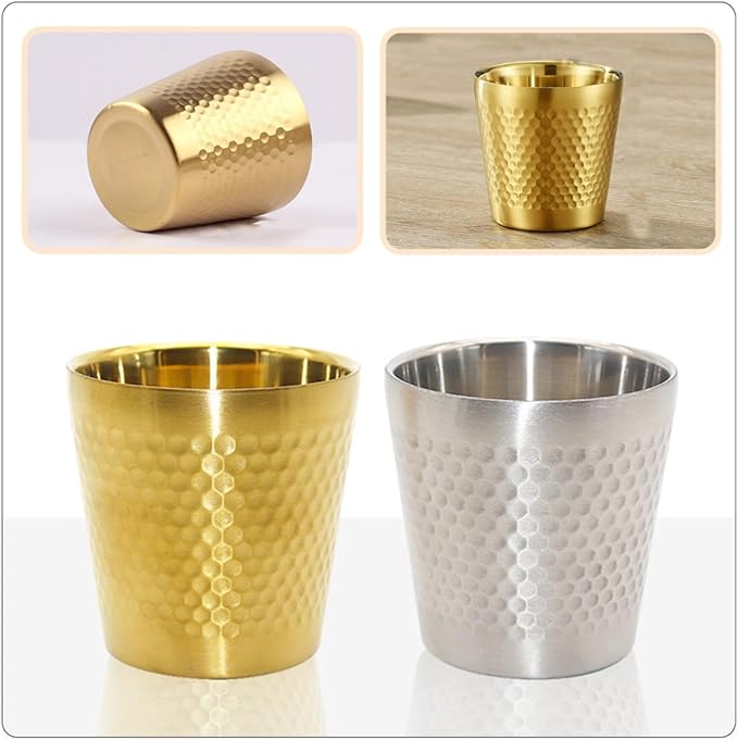 NOLITOY 304 Stainless Steel Shaving Soap Bowl for Men Bubble Foam Lathering Cup Gold Foaming Bowl for Daily Shaving