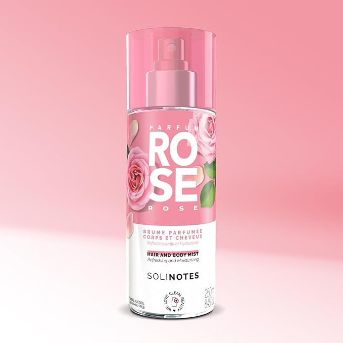 Solinotes Paris Rose Brume parfumée 250ml