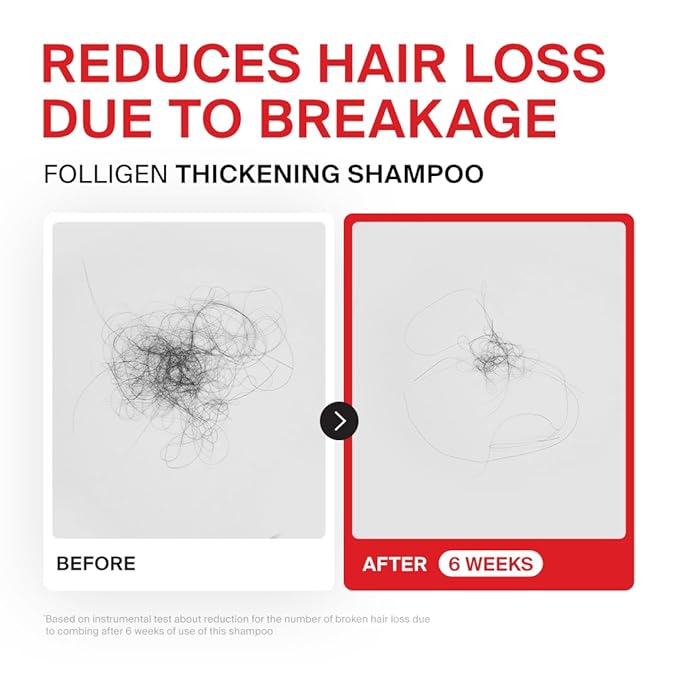 DR.FORHAIR Folligen Thickening Shampoo 16.9 oz | Biotin, Salicylic Acid & Rosemary | Volumizing Formula for Fuller-Looking Hair