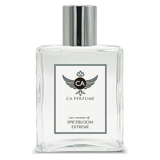 CA Perfume Impression of Spicebloom Extreme For Men Amber Spicy Fragrance Long Lasting Mens Perfume Eau De Parfum 3.4 Fl Oz 100ml