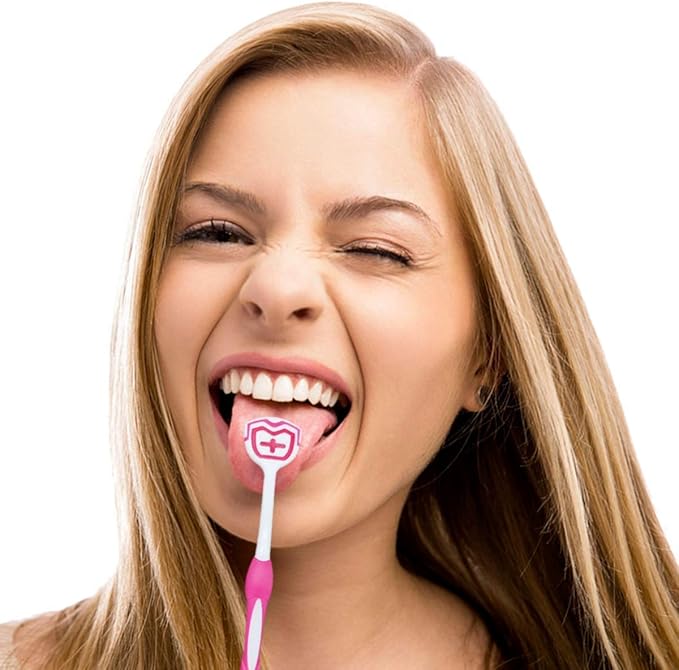 Tongue Brush, Tongue Scraper, Tongue Cleaner, Tongue Scraper Brush, Tongue Scraper Cleaner, Tongue Brushes, Helps Fight Bad Breath, 5 Tongue Scrapers, 5 Pack