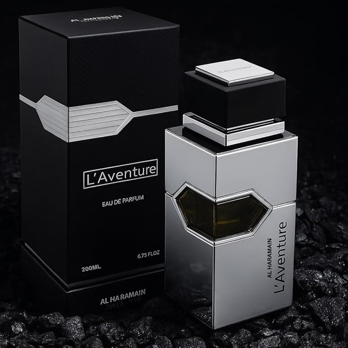 Al Haramain L' Aventure EDP 6.76 oz 200 ml Men, Clear