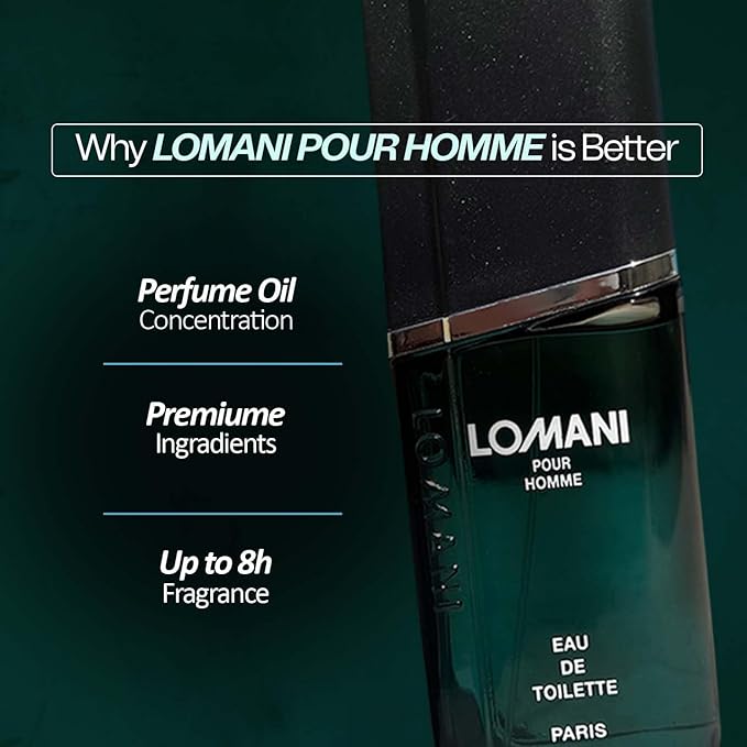 Lomani Eau de Toilette Spray for Men, Ignition, 3.3 Ounce