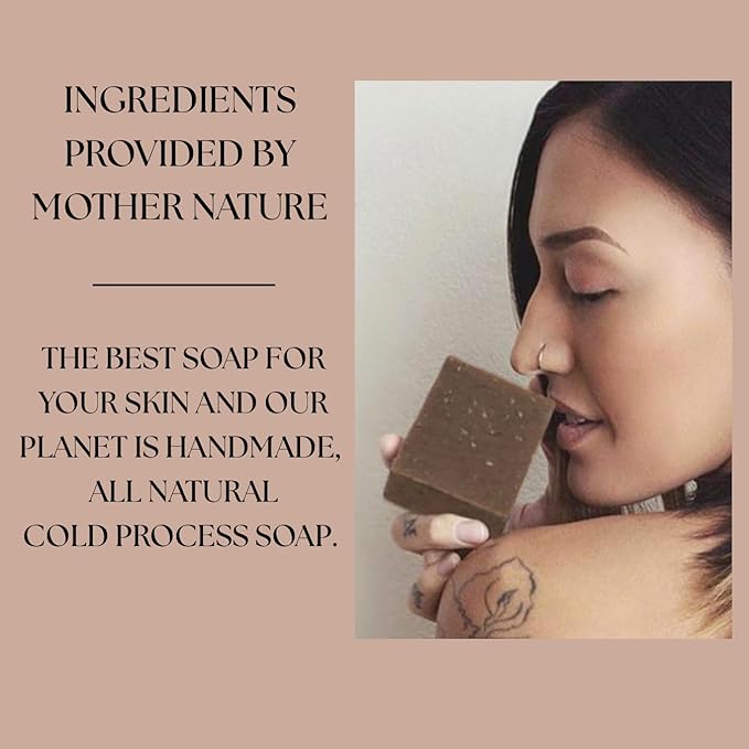 Aspen Kay Naturals Coffee & Oatmeal Exfoliating Soap, Natural and Organic Coffee Scrub. With Organic Shea Butter & Pure Essential Oils. A Wonderful Oatmeal Soap, For Men & Women. 4.5 oz Bar.