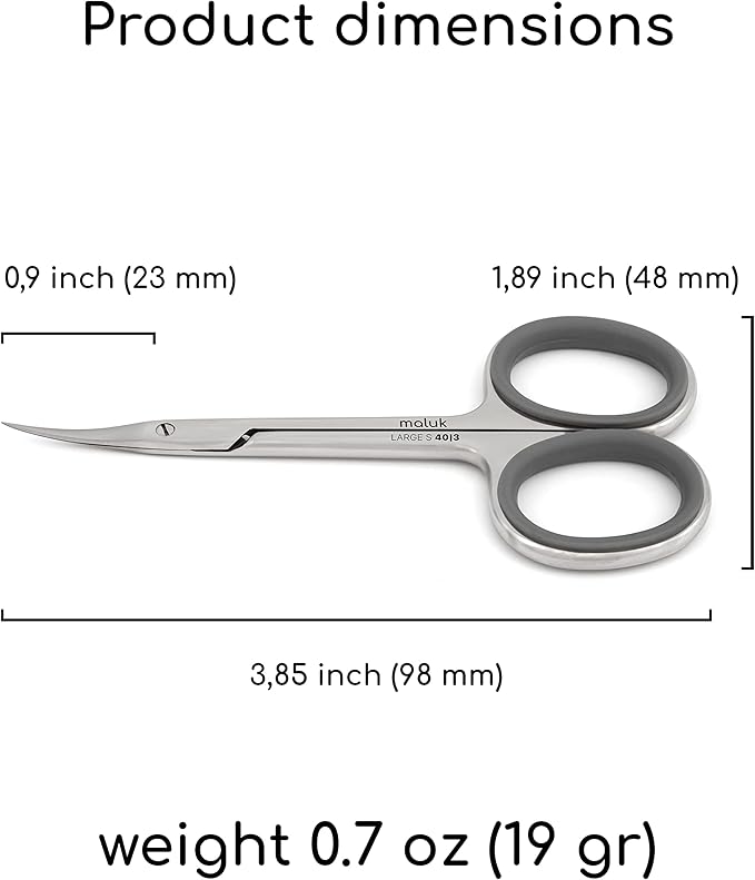 Professional Cuticle Scissors Maluk Large S | Silicon