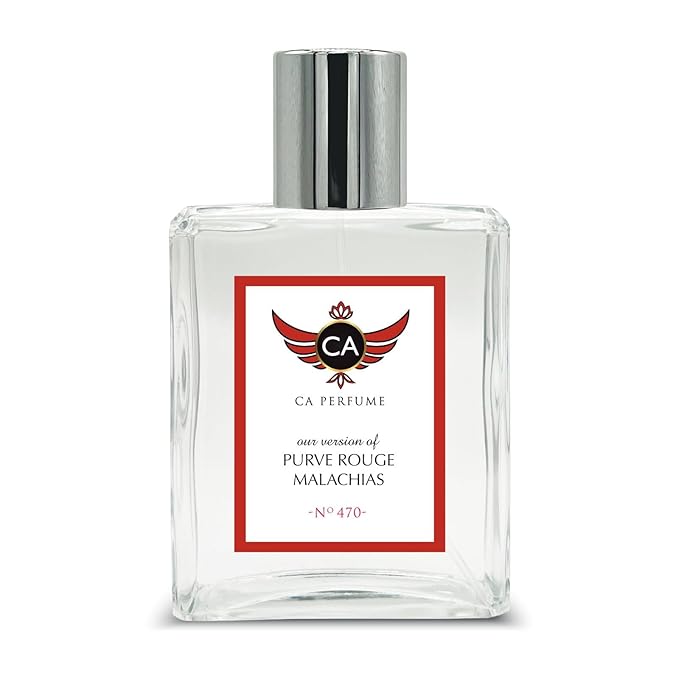 CA Perfume Impression of Purve Rouge Malachias For Unisex Amber Floral Fragrance Long Lasting Perfume Eau De Parfum 3.4 Fl Oz 100ml