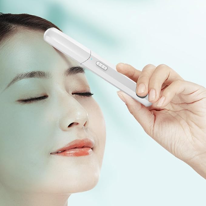 Electric Eyebrow Trimmer USB Rechargeable Multifunctional Eyebrow Razor for Women and Men Portable Hair Removal Device White Facial Grooming