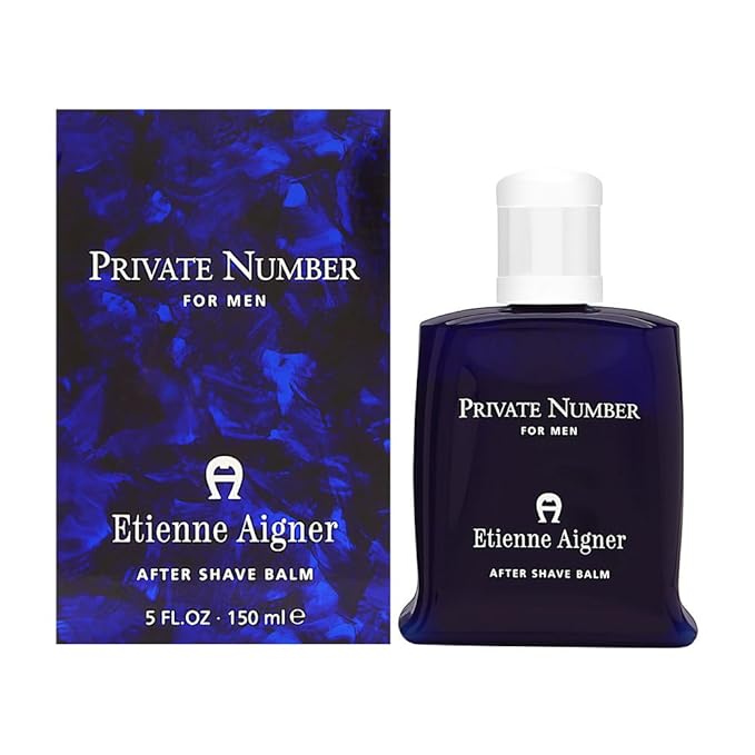 Etienne Aigner Private Number After Shave Balm for Men, 5 Ounce