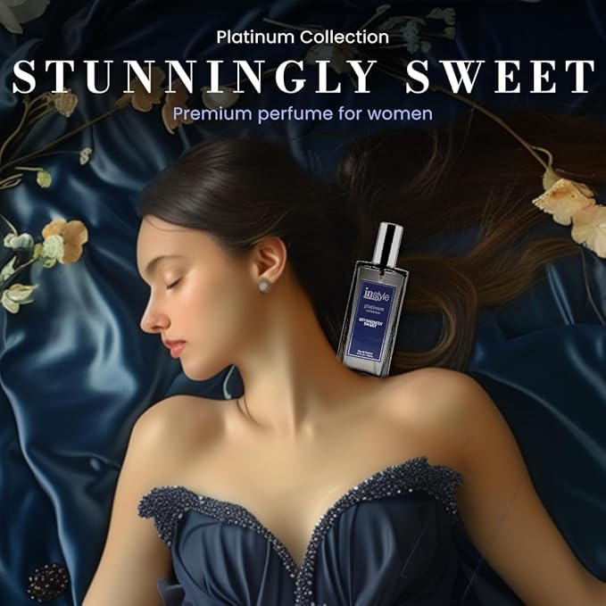 InStyle Fragrances Platinum Collection Stunningly Sweet, Inspired by L.ancôme’s La Vi.e Est. Belle, Premium Women’s Eau de Parfum, CLEAN, Vegan, Paraben-Free, Never Tested on Animals, 3.4 Fluid Ounces
