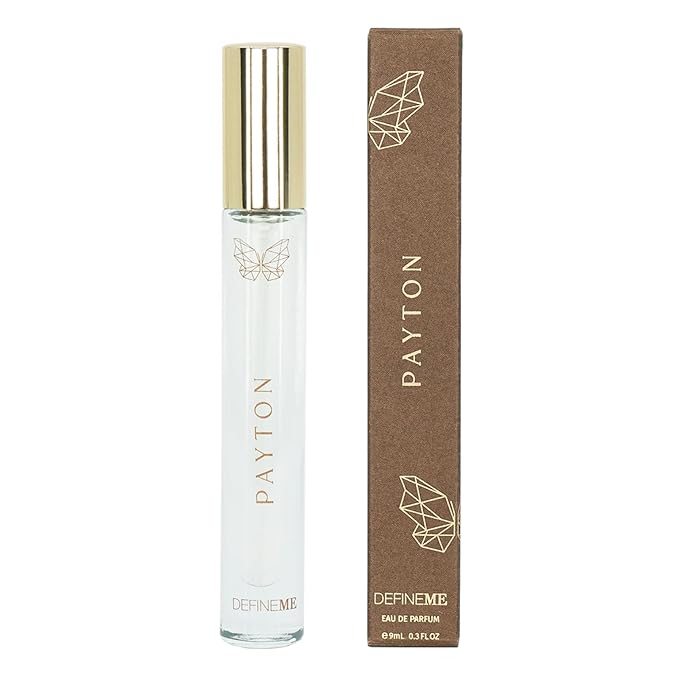 DefineMe Natural Perfume Mist, Payton, 0.3 FL OZ, Travel Size, Purse Spray