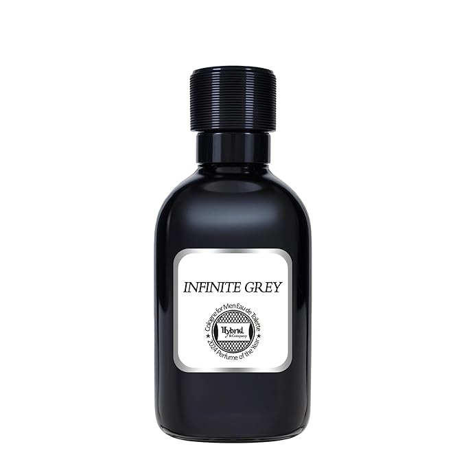Hybrid & Company Infinte Grey For Men Eau De Toilette Vaporisateur Natural Spray 3.4 Fl Oz