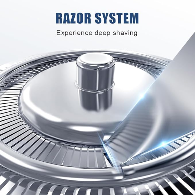 Snapbuy Electric Razor for Men, 2025 New Electric Razor 4D Rotary, Ipx7 Waterproof Electrics Razors, Wet & Dry Rechargeable Electrics Shaver LCD Display (1)