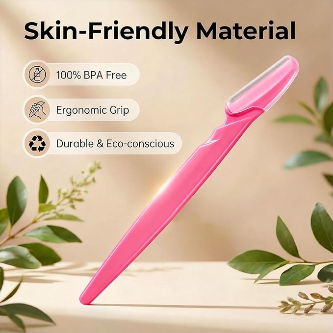 Dermaplane razor for Women -Face Razors for Women & Men, Eyebrow Trimmer & Face Shaver-Skin Care Tool for Smoother Skin & Exfoliating Facial Razor- Multicolor, 6 pcs