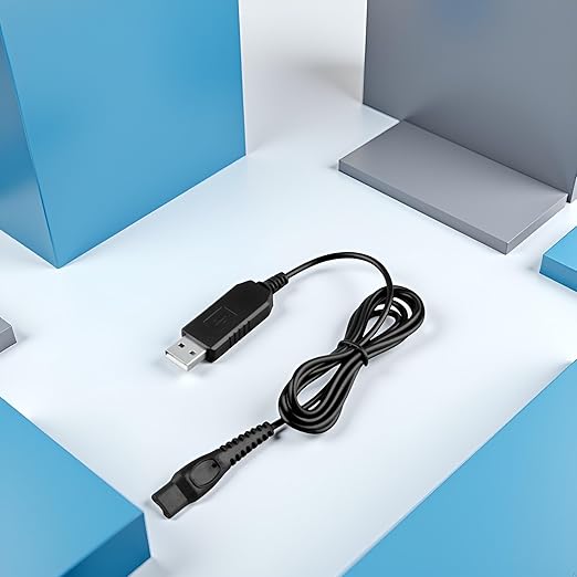 Black 15V USB Power Charger Cord for Philips Norelco Series 2000/3000/4000/5000 Razor Shaver Power Cord Electric Shavers