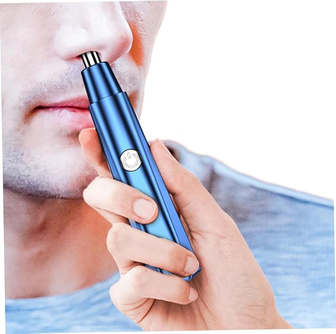 FRCOLOR 3sets Electric Nasal Hair Clipper Rotary Design for Easy Grooming Dual Function Nose Hair Trimmer and Beard Clipper Compact and Portable for Men