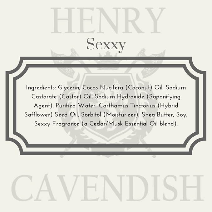Henry Cavendish Sandalwood Shave Soap for Men & Women - Premium Quality, All Natural, moisturizing Shaving Puck made with Shea Butter & Coconut Oil for a Smooth Comfortable Shave. 4 Oz Puck Refill