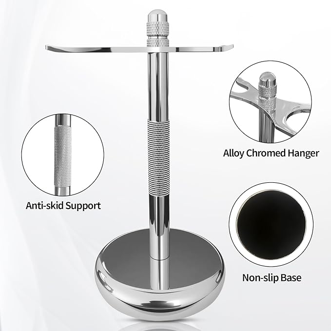 Razor Stand Compatible with Henson Razor,Acrylic Portable For AL13, AL13-M, Ti22 With Brush Holder
