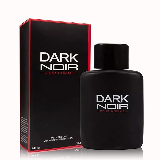 Men’s Cologne Dark Noir with Lavender, Wormwood Oil, Patchouli Scent Eau De Toilette Spray,Long-Lasting Perfume for Men Great Holiday Gift, 3.4 Fl Oz/100 Ml