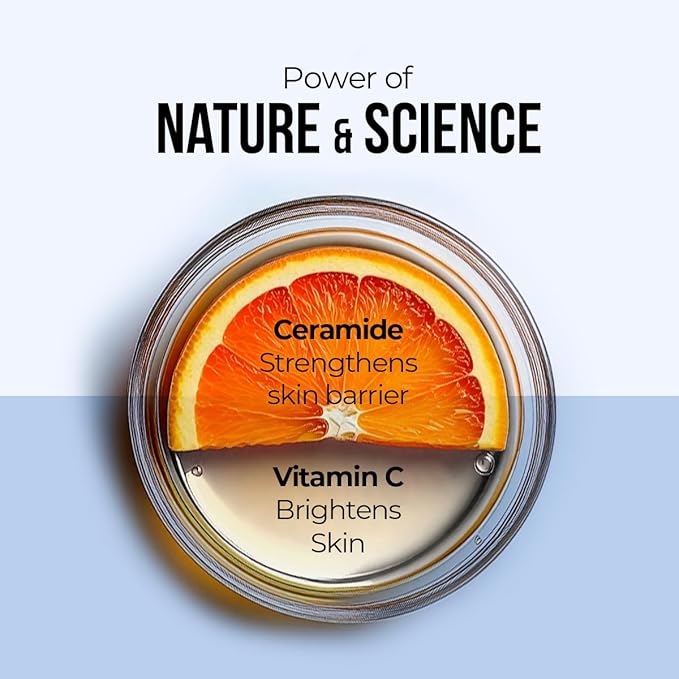 Dr. Sheth's Ceramide & Vitamin C Oil-Free Face Moisturizer | Enhances Glow & Strengthens Skin Barrier | Deeply Hydrates | Lightweight for All Skin Types | 1.76 Oz/50 g