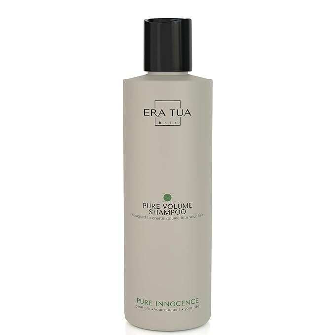 Pure Innocence Volume Shampoo| Dutch Made & Formulated | Volume Boosting moisturizing Shampoo for All Hair Types | Floral Scent of White Jasmine, Rose & Ylang-Ylang Sulfate free |250 ml