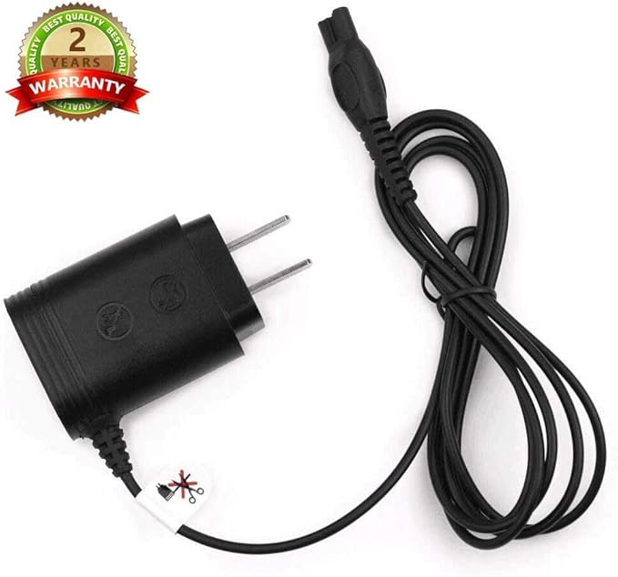 USonline911 Charger for Philips Norelco-HQ8505 Norelco 7000 5000 3000 Series Electric Shaver Razor, Aquatec, Arcitec, Multigroom Beard Trimmer & More 15V AC Adapter Power-Supply Cord