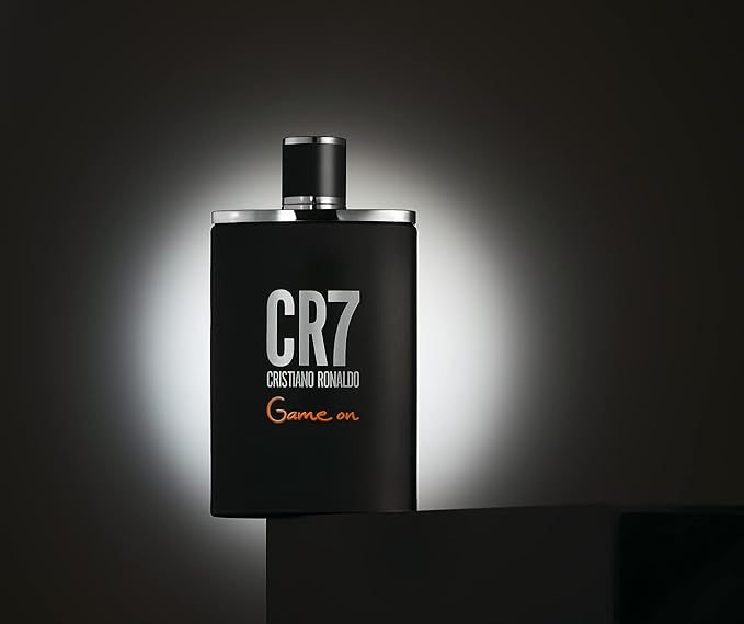 CR7 Game On Cristiano Ronaldo - Eau De Toilette Cologne Scent for Men - Papaya, Ice, Cedar, and Cashmere Wood - Original Men's Fragrance Collection - 1 oz