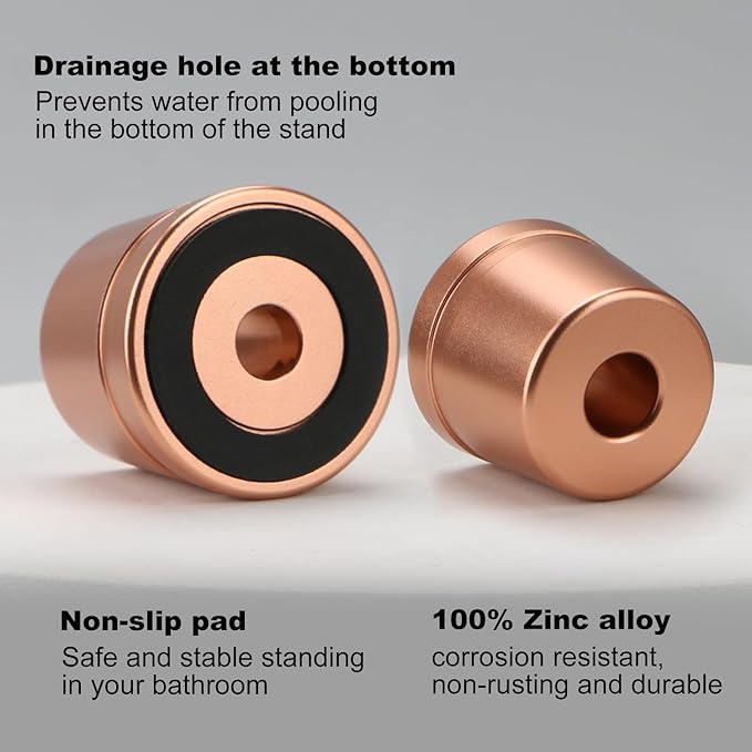 Safety Razor Stand, Safety Razor Holder (Rose Gold)