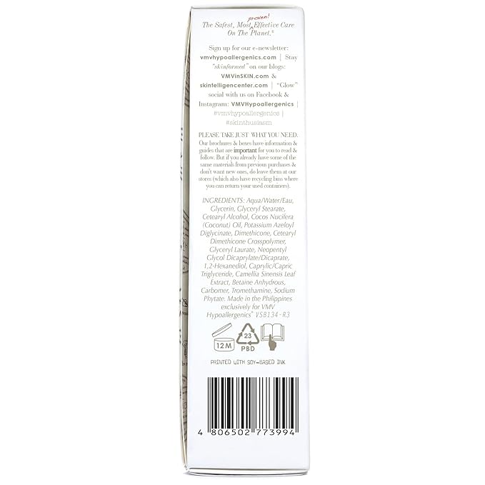 VMV Hypoallergenics Red Better Daily Therapy Moisturizer 120ml