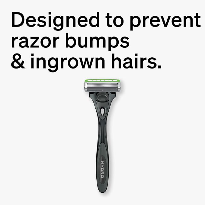 Schick Hydro Ultra Sensitive Razors for Men | 3-Blade Mens Razors for Shaving Sensitive Skin, 1 Mens Razor Handle with 4 Razor Blades Refills