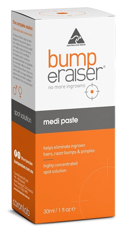 Medi Paste 1.0 fl oz for Shaving Rash, Ingrown Hair Treatment, Razor Bumps and Razor Burns