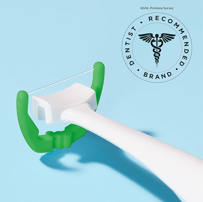 REACH Ultraclean Access Flosser Refill Heads, Mint, Plaque Remover for Teeth, Shred Resistant, for Hard to Reach Areas, Oral Care, PFAS Free, for Adults & Kids, 6 Pack, 28 Count