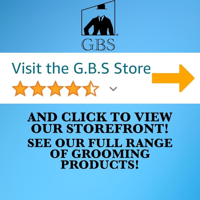 G.B.S Black Shaving Brush for Wet Shave Using Shaving Cream & Soap- Best Shave of Your Life for Safety Razor, Double Edge Razor, Straight Razor or Shaving Razor