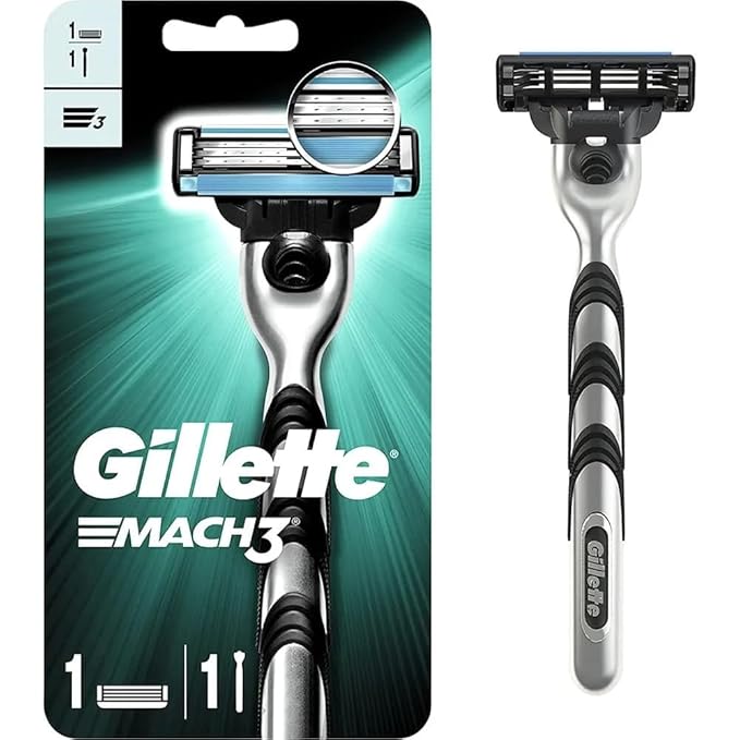 MACH 3 - Handle w/1 Cartridge & Turbo REFILLABLE Razor