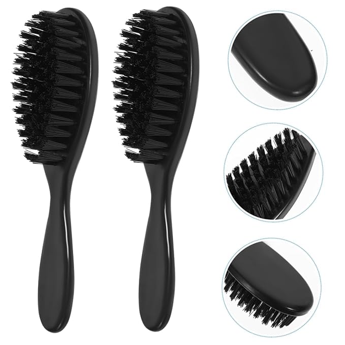 Barber Kit 8pcs Men Beard Brush Hair Cutting Tool Soft Bristle Brush Neck Duster for Beard Maintenance Grooming