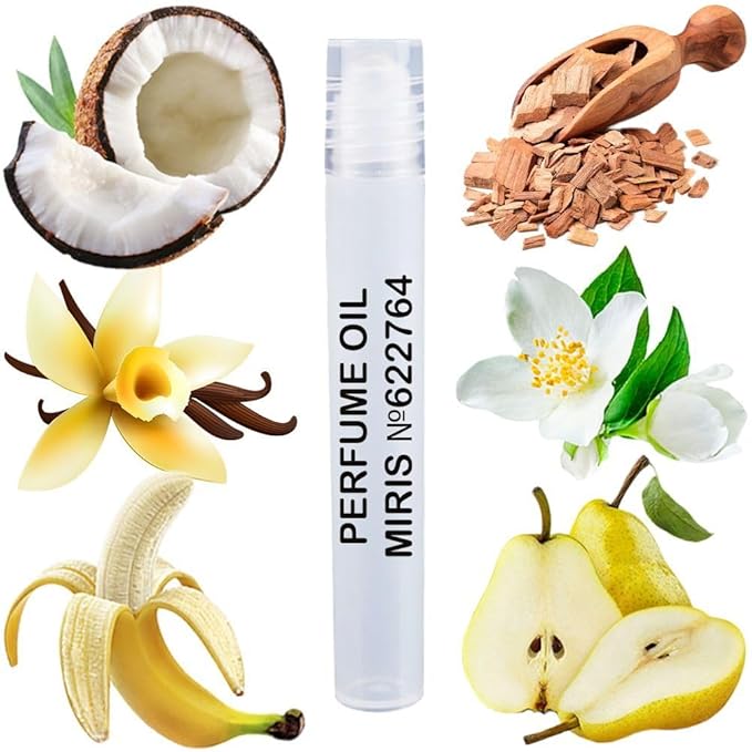 MIRIS No. 622764, Inspired by Maui in a Bottle Sweet Banana 37, Long-Lasting Perfume Oil for Women Roll-On, Rollerball 0.34 Fl Oz / 10 ml