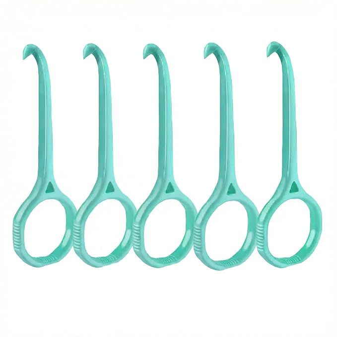 5PCS Aligner Removal Tool, Clear Aligner Remover Tools for Invisalign Removable Retainers, Aligners,Braces Removal Kit (5PCS Cyan)