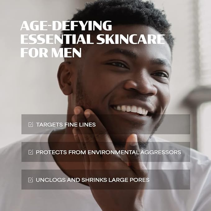 Mens Anti Aging Face Cream | Advanced Facial Moisturizer for Men | Mens Anti Wrinkle Face Cream | Mens Anti Aging Face Cream with High Concentrate of Natural Ingredients | Mens Retinol Face Cream for Intensive Skincare | Mens Wrinkle Cream with Age-Def...