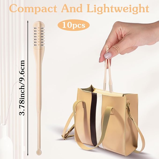 10Pcs 2-in-1 Nasal Hair Cutter Double Sided Nose Hair Trimmer Cutter 360° Rotating Nostril Hairs Removal Tool Portable Trimmer for Men Women Travel Essentials
