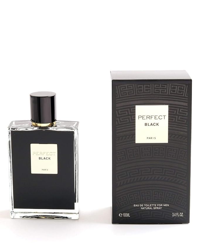 PERFECT BLACK BY GEPARLYS FOR MEN 3.4 OZ / 100 ML EAU DE TOILETTE SPRAY