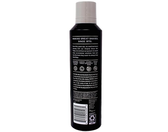 Edge Ultra Sensitive Shave Gel with Colloidal Oatmeal 7 oz (Pack of 2)