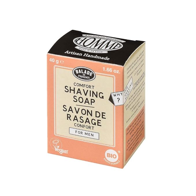 BALADE EN PROVENCE Shaving Bar Soothing For Men, 40 GR